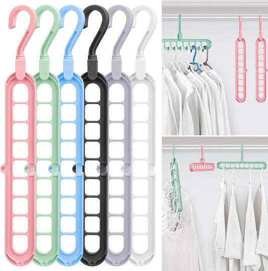 Folding Clothes Hanger For More Storage